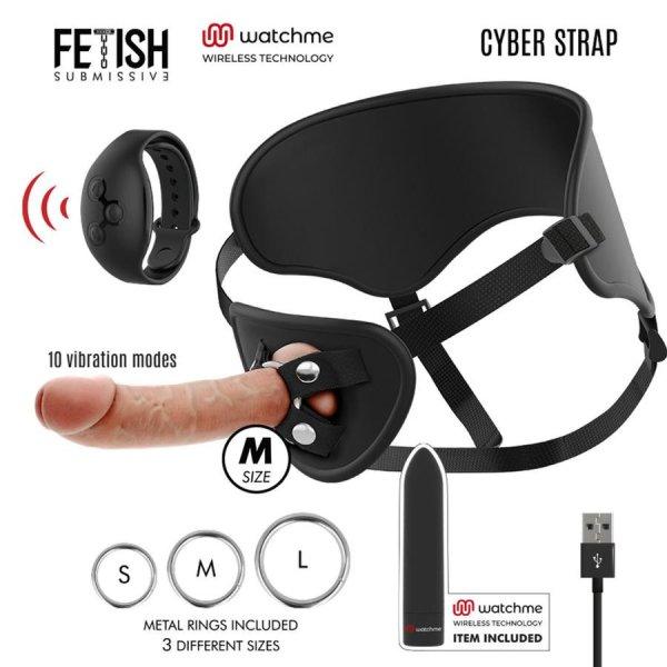 FETISH SUBMISSIVE CYBER STRAP - HÁM DILDÓVAL ÉS GOLYÓ TÁVIRÁNYÍTÓVAL
WATCHME M TECHNOLÓGIA