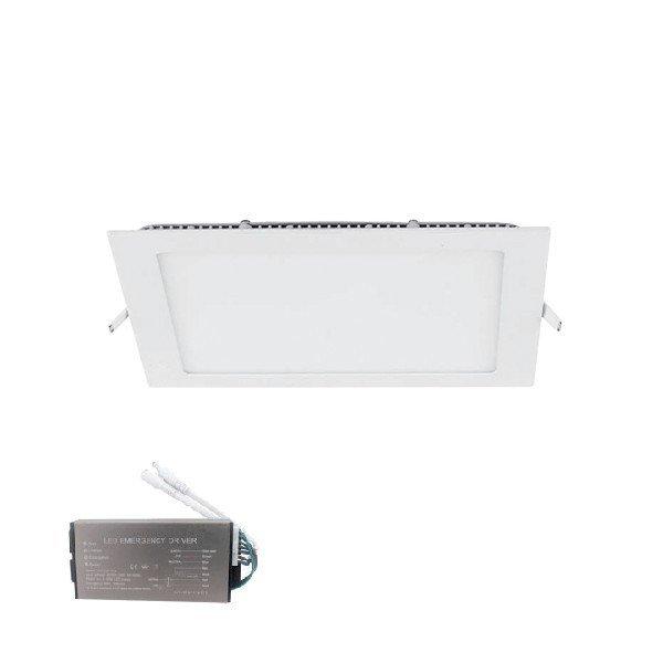 LED PANEL SZÖGLETES 12W 6400K SÜLLYESZTETT SZERELÉSŰ +SÜRGŐSSÉGI
KÉSZLETTEL