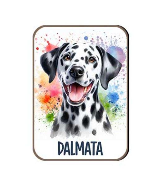 Kutyás fa hűtőmágnes, Dalmata