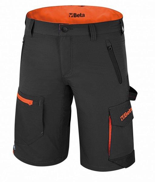 Beta 7661G Sokzsebes elasztikus bermuda munkanadrág, könnyített kivitel Slim
fit, M