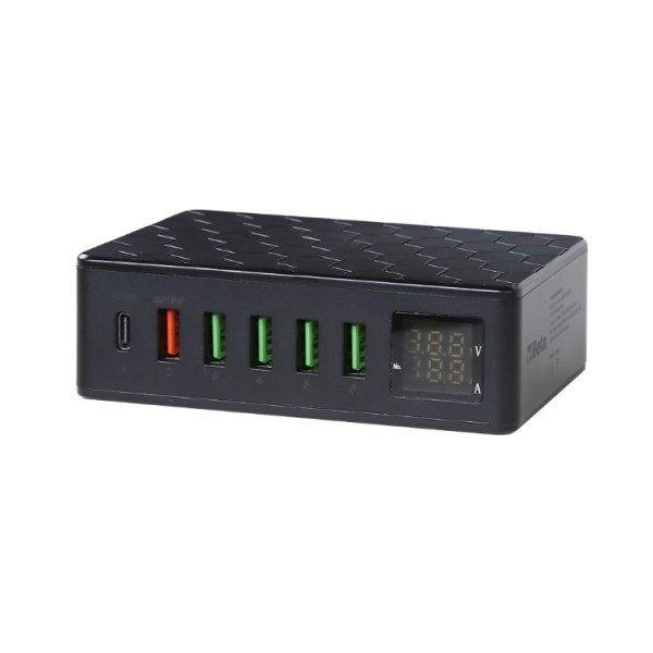 Beta 9545MPC Multiport töltőállomás, 6 USB aljzattal több eszköz egyidejű
töltésére.