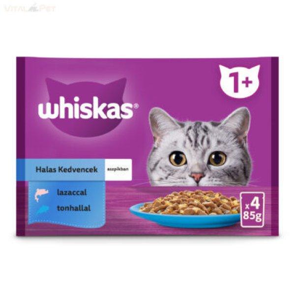 Whiskas 4 pack adult halas aszpikban 4x85g