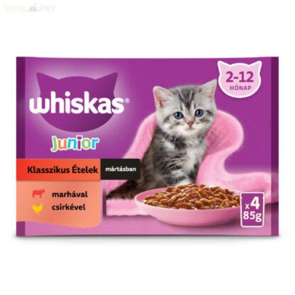 Whiskas 4 pack JUNIOR húsos mátrtásban 4x85g