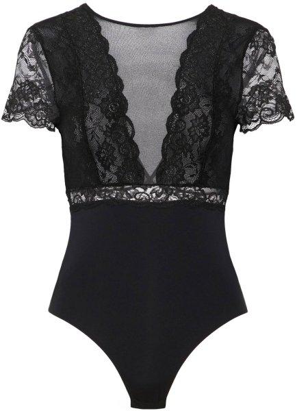 Pieces Női body PCSICCA 17095132 Black M