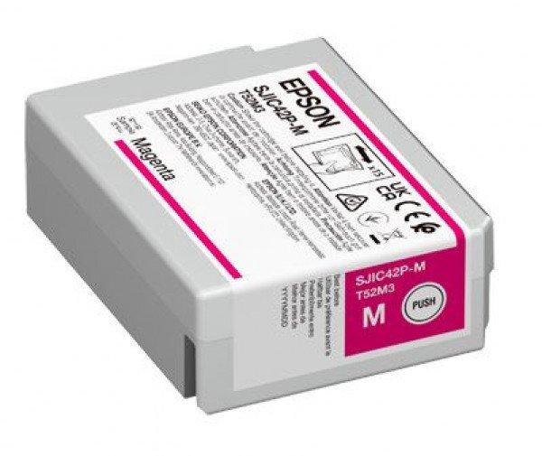 EPSON SJIC42P(M) C4000 EREDETI tintapatron Magenta 50ml