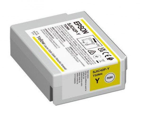 EPSON SJIC42P(Y) C4000 EREDETI tintapatron SÁRGA 50ml