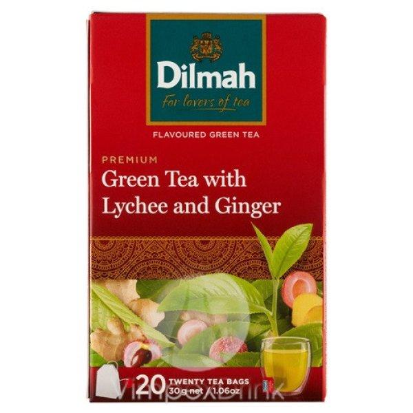 Dilmah Green Tea Lychee&Ging. 20*1,5g