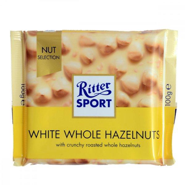 Ritter Sport Selection csokoládé Egészmogyoró fehér 100g