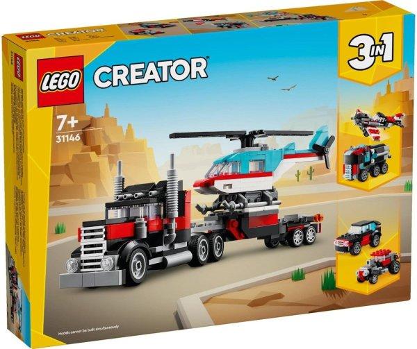 Lego Creator 3in1 31146 - Platós teherautó és helikopter