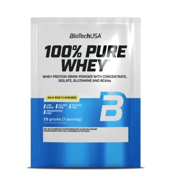 100% Pure Whey tejsavó fehérjepor 28gr Tejberizs