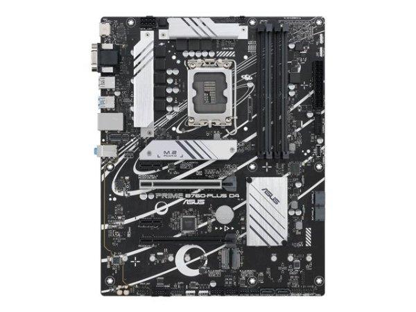 ASUS PRIME B760-PLUS D4 LGA 1700 4DDR4 ATX 4xSATA MB 1xHDMI 2.1 1xDP 1.4 1xD-Sub
3xM.2