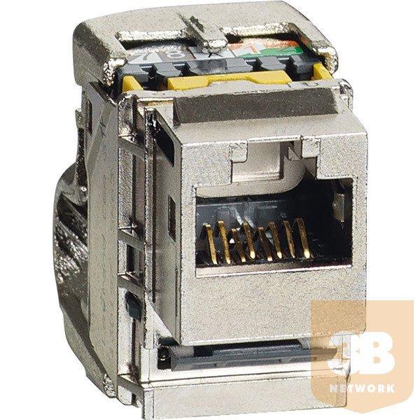 Legrand RJ45 Keystone port Cat6A árnyékolt (STP) LCS2 gyorscsatlakozós 180°
500 Mhz 10Gigabit