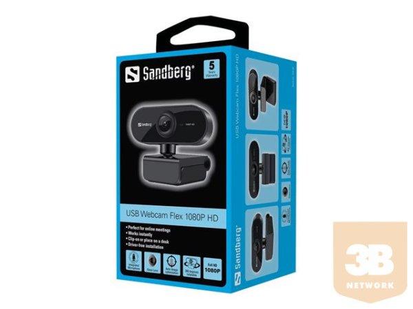 SANDBERG USB Webcam Flex 1080P HD