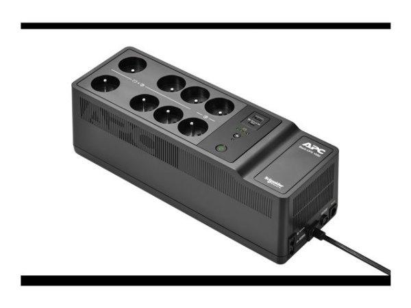 APC Back-UPS 1050VA 8 schuko outlets 230V USB Type-C and A charging ports