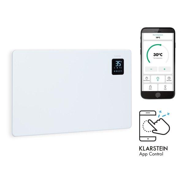 Klarstein Bansin Smart 1500, konvektor, 1500 W, vezérlés applikáción
keresztül