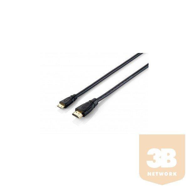 Equip 119306 HDMI - MiniHDMI kábel 1.4, apa/apa, 1m