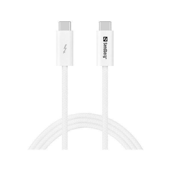 Sandberg Kábel - USB-C>C USB4 240W+40Gbps, 1M