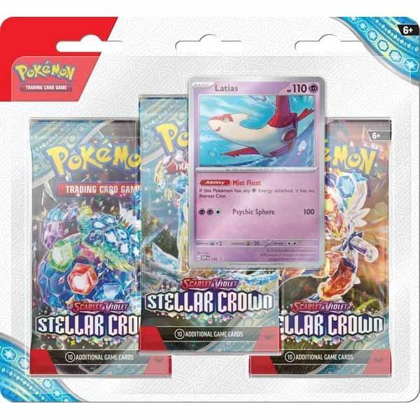 Kártyajáték Pokémon TCG: Scarlet & Violet Stellar Crown 3 Blister Latias
(Pokémon)