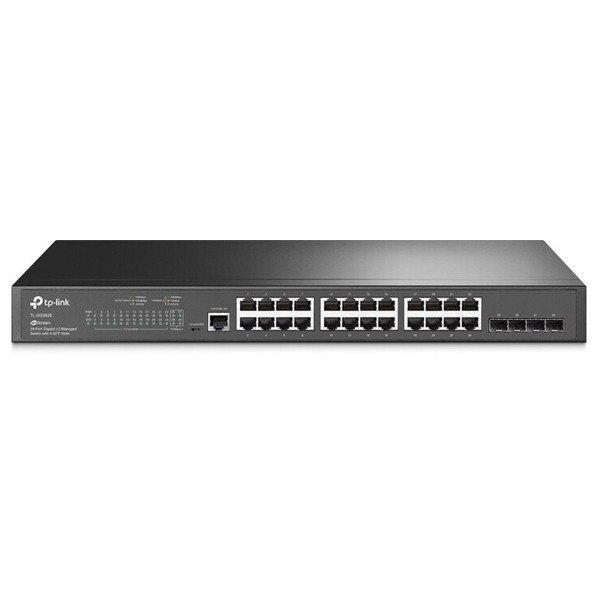 TP-Link TL-SG3428, 24-Port Gigabit L2+ Managed Switch with 4 10GE SFP+ Slots