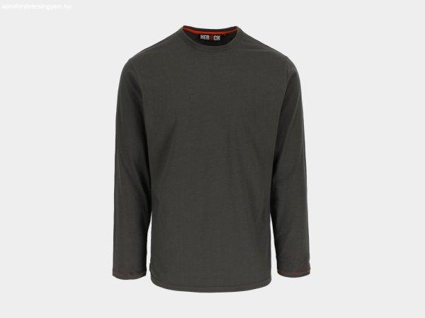 HEROCK Noet T-Shirt long sleeve, grey - hosszú ujjú póló, szürke, S