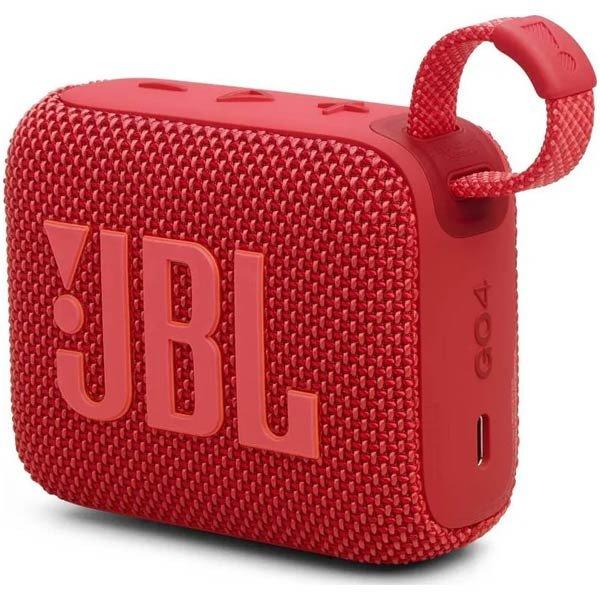 JBL GO 4 hordozható hangszóró, piros