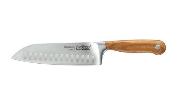 TESCOMA FEELWOOD 17 cm pengehosszú Santoku kés