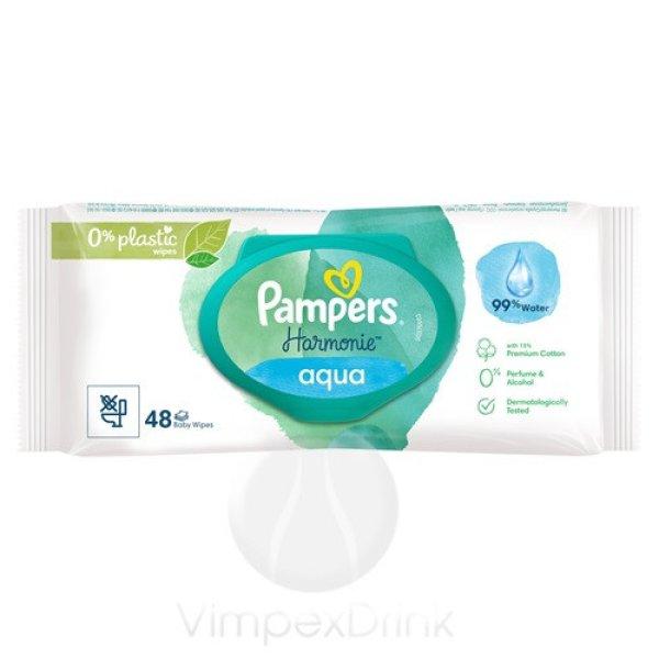 Pampers törlőkendő 48db Aqua