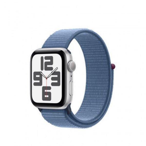 Apple Watch SE3 GPS 40mm Silver Alu Case with Winter Blue Sport Loop