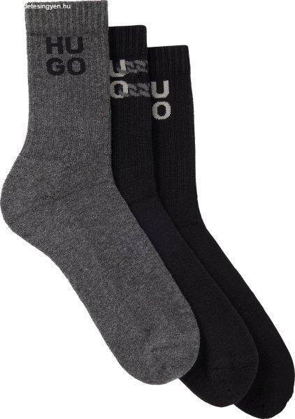 Hugo Boss 3 PACK - férfi zokni HUGO 50524768-001 39-42