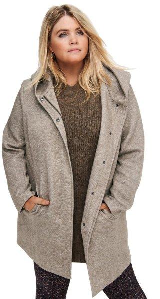 ONLY CARMAKOMA Női kabát CARSEDONA LIGHT COAT OTW NOOS 15191768
Walnut MELANGE 3XL/4XL