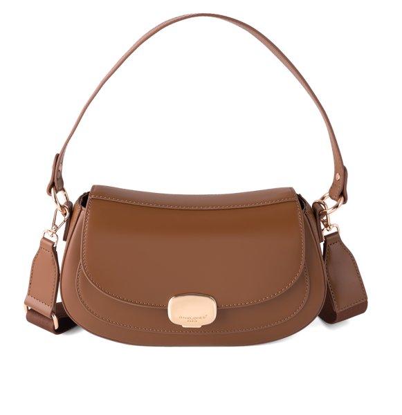 David Jones Női kézitáska Banana Bag CM7175 Cognac