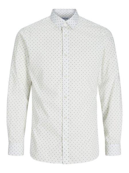 Jack&Jones PLUS Férfi ing JJJOE Slim Fit 12264373 White 3XL