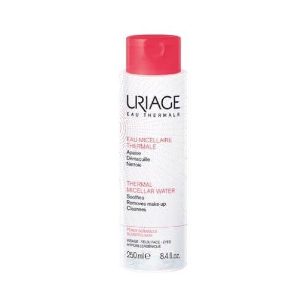 Uriage Tisztító micellás víz érzékeny,
bőrpírra hajlamos bőrre Eau Thermale (Thermal Micellar Water)
500 ml