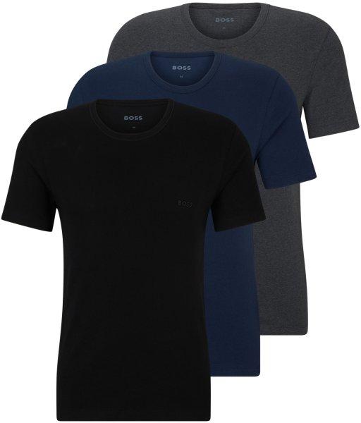 Hugo Boss 3 PACK - férfi póló BOSS Regular Fit 50475284-497 L