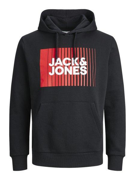 Jack&Jones Férfi melegítőfelső JJECORP Standard Fit
12233599 Black logo red S