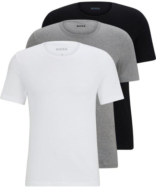 Hugo Boss 3 PACK - férfi póló BOSS Regular Fit 50475284-999 XXL