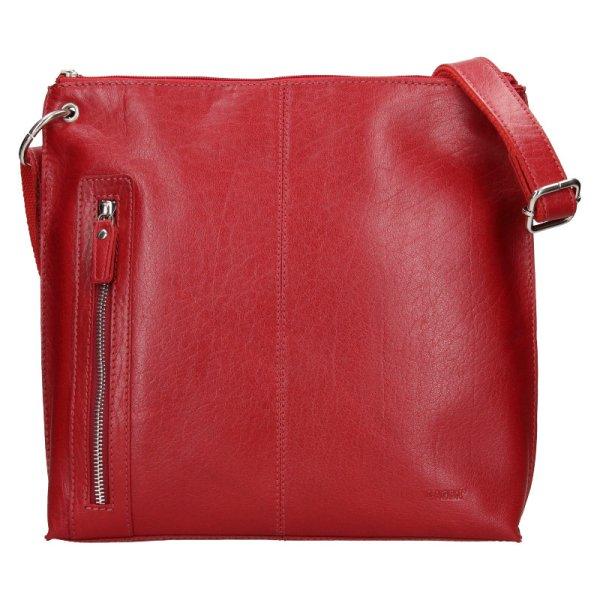 Lagen Női bőrcrossbody kézitáska blc/3287/16 Red