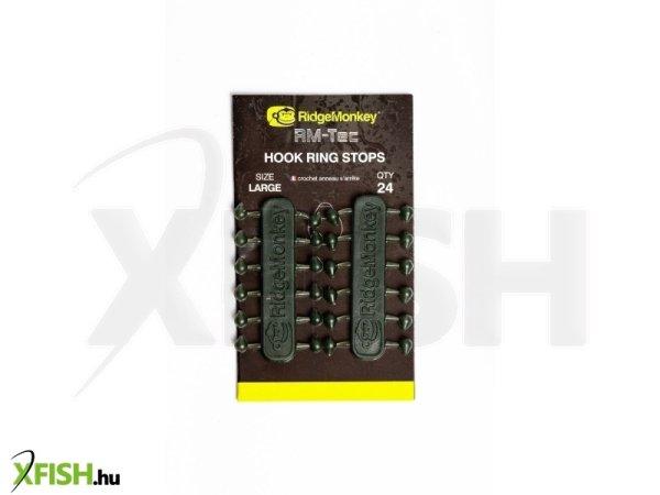 Ridgemonkey Rm-Tec Hook-Ring Stops Csúszógyűrű Rögzitő 24Db Small