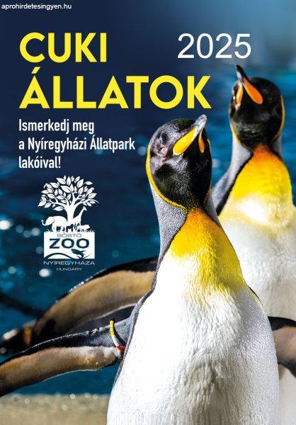 2025 Naptár: Cuki állatok