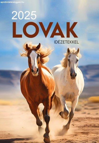 2025 Naptár: Lovak