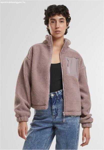 Urban Classics Ladies Sherpa Mix Jacket duskrose