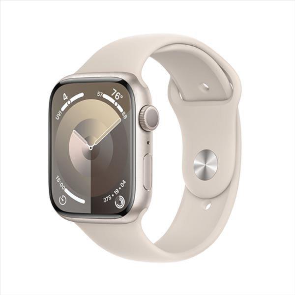 Apple Watch Series 9 GPS 41mm Starlight Aluminium Case Starlight Sport szíjjal
- S/M