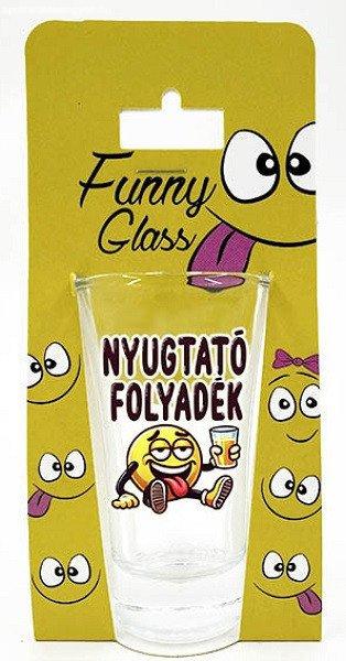 Pálinkás pohár, Nyugtató folyadék