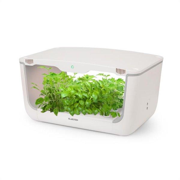 Klarstein GrowIt Farm, intelligens otthoni kert, 28 növény, 48 W-os LED, 8
liter