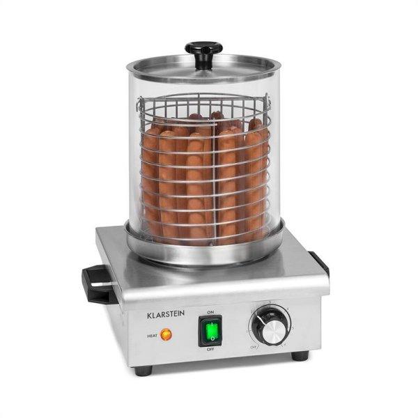 Klarstein Wurstfabrik 450, hot-dog készítő, 450 W, 5 l, 30 - 100°C, üveg,
rozsdamentes acél