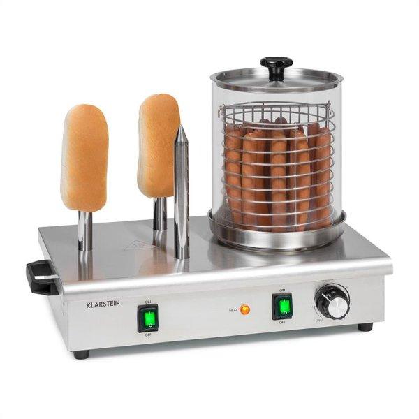 Klarstein Wurstfabrik 600, hot-dog készítő, 600 W, 5 l, 30 - 100 °C, üveg,
rozsdamentes acél