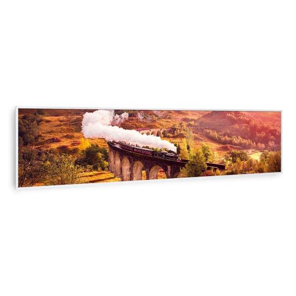 Klarstein Wonderwall Air Art Smart, infravörös hősugárzó, 120 x 30 cm, 350
W, vonat