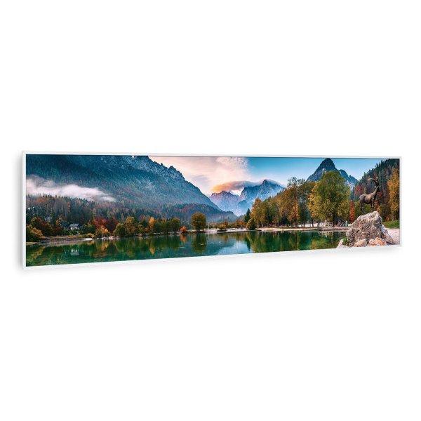 Klarstein Wonderwall Air Art Smart, infravörös hősugárzó, 120 x 30 cm, 350
W, tenger