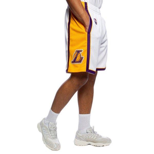 Mitchell & Ness shorts Los Angeles Lakers white Swingman Shorts