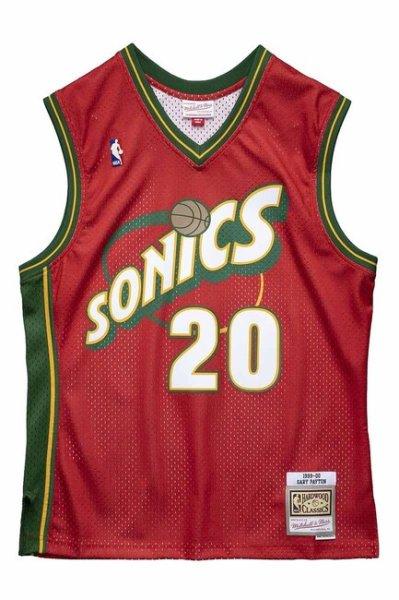 Mitchell & Ness Seattle Supersonics #20 Gary Payton Swingman Jersey red